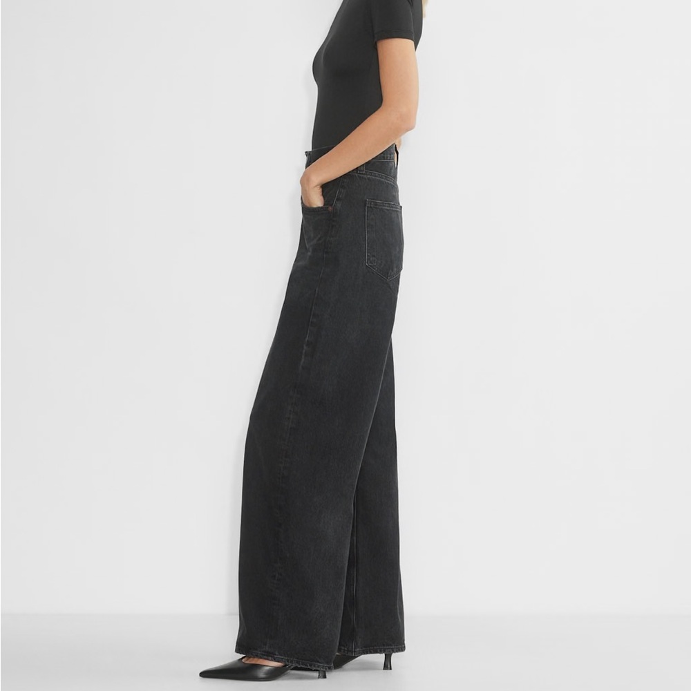 AGOLDE Low Curve Jean - Size 25 - colour: black tar
